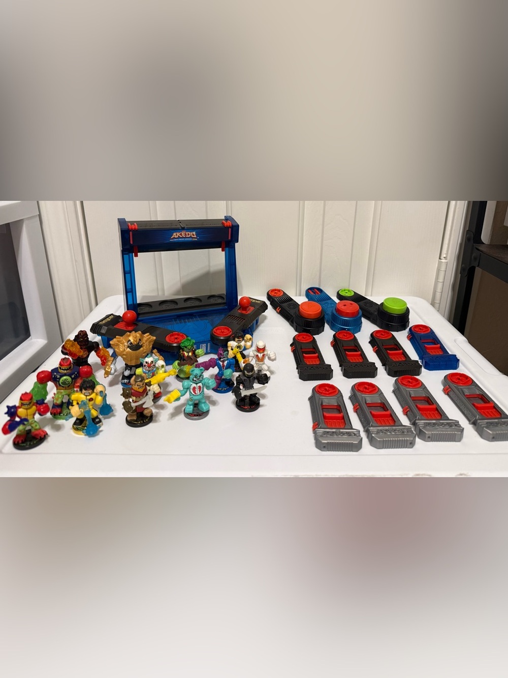 Akedo Warrior Lot with Launchers and Mini Figures